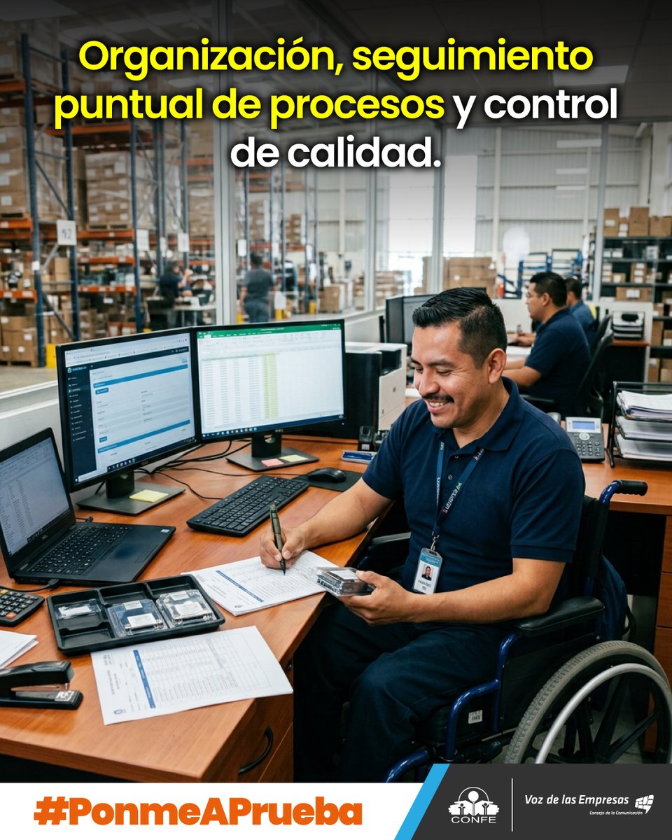 VozDLasEmpresas's tweet photo. Tener una discapacidad física, intelectual o motriz no cancela el talento; simplemente nos enseña a resolver las cosas desde perspectivas distintas.
Descubre más en https://t.co/2CJUq1ETVW
@CONFE_ORG
#PonmeAPrueba #EmpresasTrabajandoXTi #CONFE #InclusiónLaboral https://t.co/VS18xD68jE