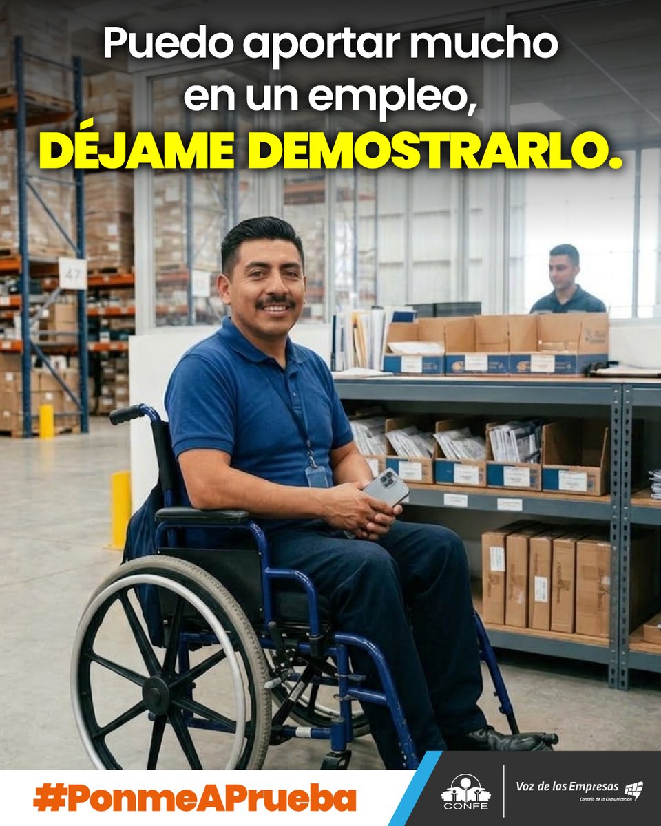 VozDLasEmpresas's tweet photo. Tener una discapacidad física, intelectual o motriz no cancela el talento; simplemente nos enseña a resolver las cosas desde perspectivas distintas.
Descubre más en https://t.co/2CJUq1ETVW
@CONFE_ORG
#PonmeAPrueba #EmpresasTrabajandoXTi #CONFE #InclusiónLaboral https://t.co/VS18xD68jE