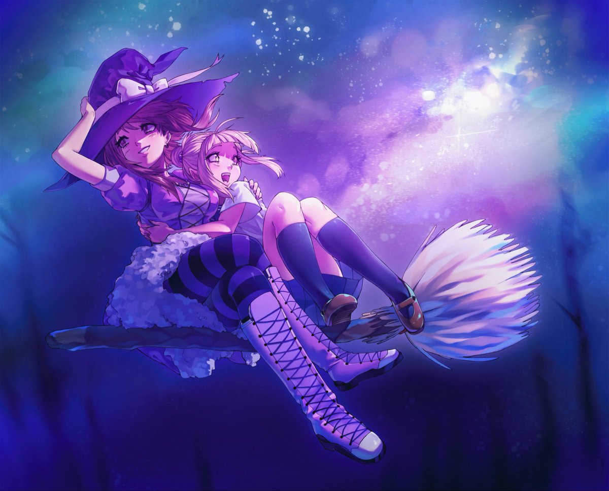 julessvibes's tweet photo. Togachako halloween edition! 
So cute!! https://t.co/gormO8kzeC