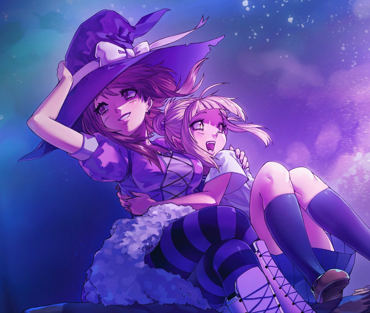 julessvibes's tweet photo. Togachako halloween edition! 
So cute!! https://t.co/gormO8kzeC