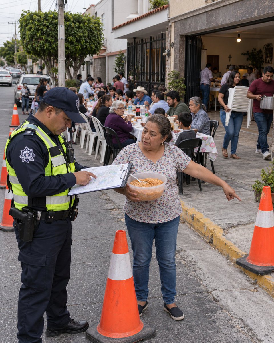 TheWrongTimes's tweet photo. Mexican Family's "Small Gathering" Requires Temporary Traffic Management

An attendance cap was withdrawn after the host asked the inspector to name which aunt he intended to turn away https://t.co/vb6uI1pdBq
