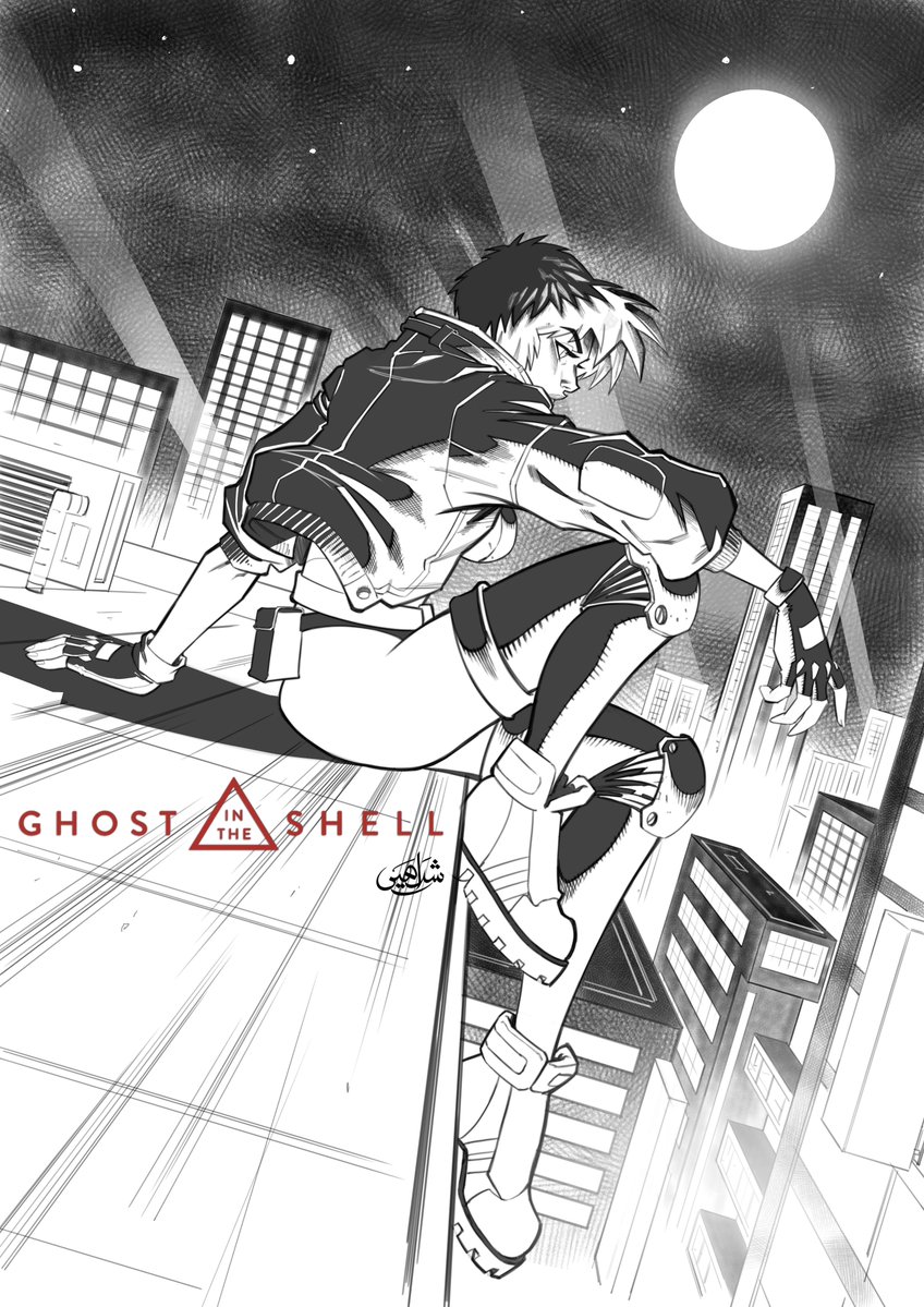 LadjouzeC's tweet photo. #ghostintheshell #masamuneshirow #fanart #manga #anime https://t.co/b7ZWliU9cW