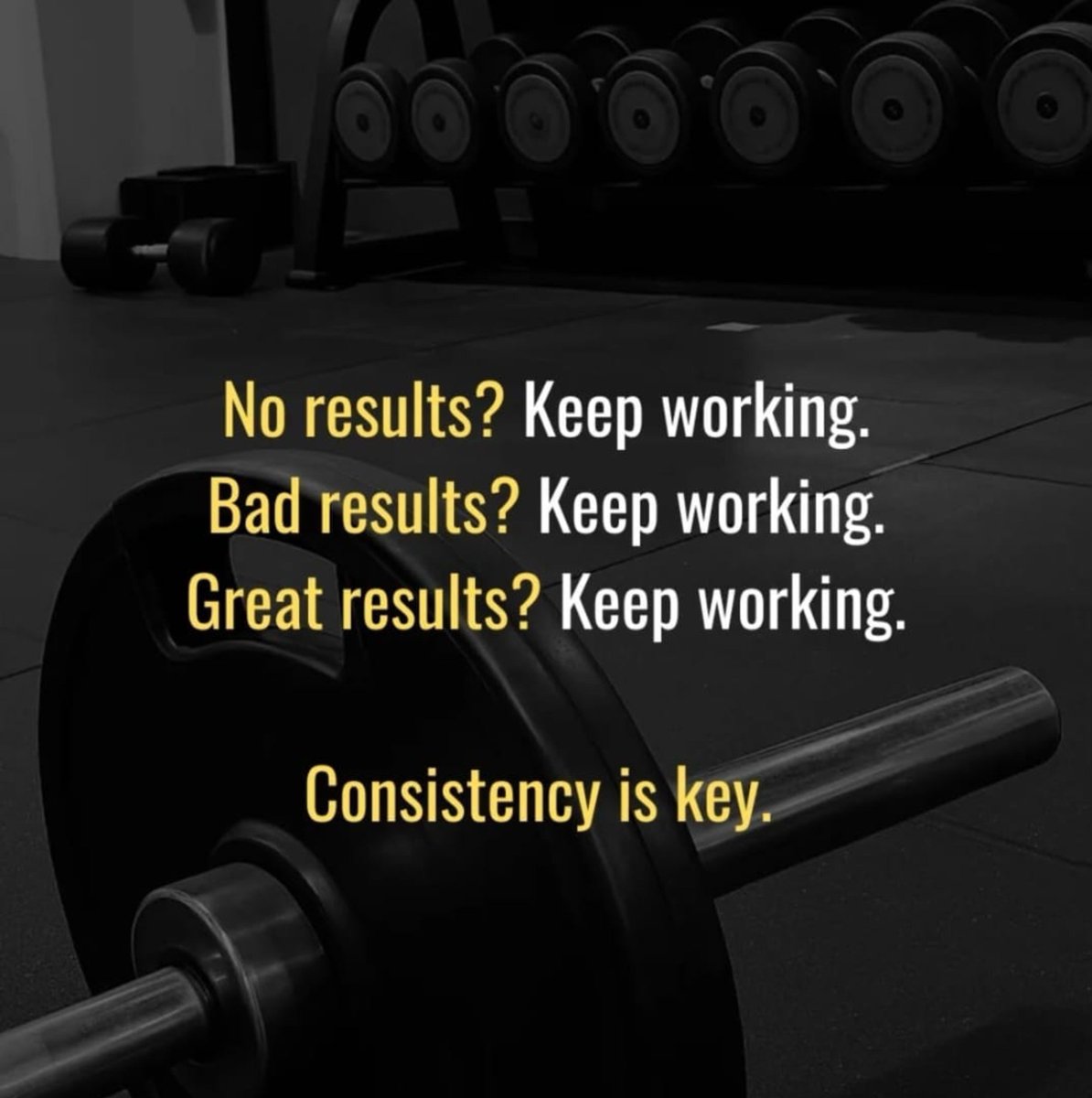 Mahmoudsardauna's tweet photo. No results? Keep working.
Bad results? Keep working.
Great results? Keep working.

Consistency is key 🗝️ https://t.co/gg7SUkg2SZ