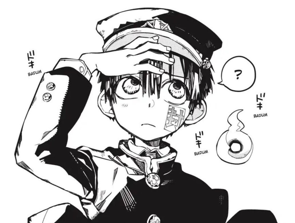sybaukou's tweet photo. even though hanako doesn’t remember a lot from when he was alive he couldn’t forget when nene kissed him on the forehead https://t.co/8geyD76GGQ