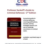 Photo by Criminal Defence Essentials (CDE) (@ProfSankoffsCDE)