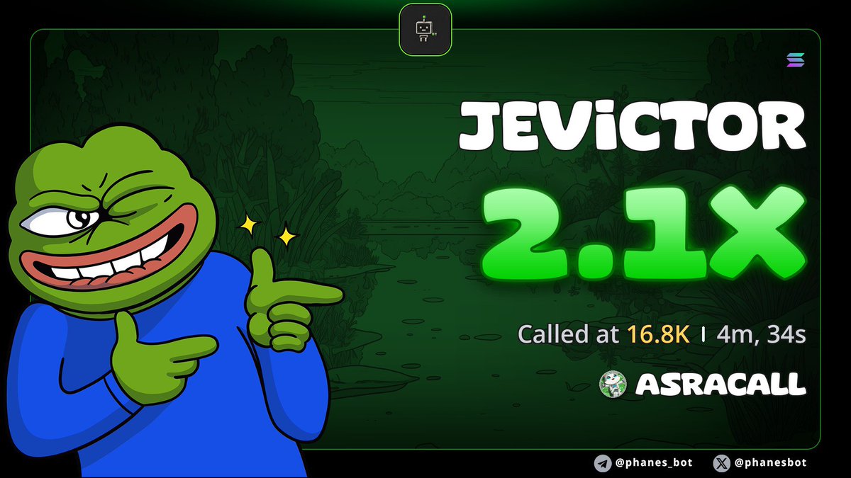 ASTRAsol4's tweet photo. 2.1x 

$JEVICTOR

AtAbTxaPZkc8vy26VoEyookbJC32fbWm4dZtK3mQTULQ https://t.co/UYZ4BUZbE6