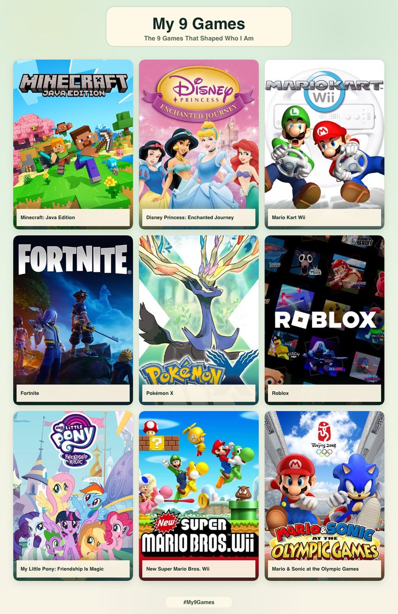 _churai's tweet photo. me and the 9 games that shaped me since people are doing this and it felt nostalgic ☺️☺️ https://t.co/EuBjlLIWY7