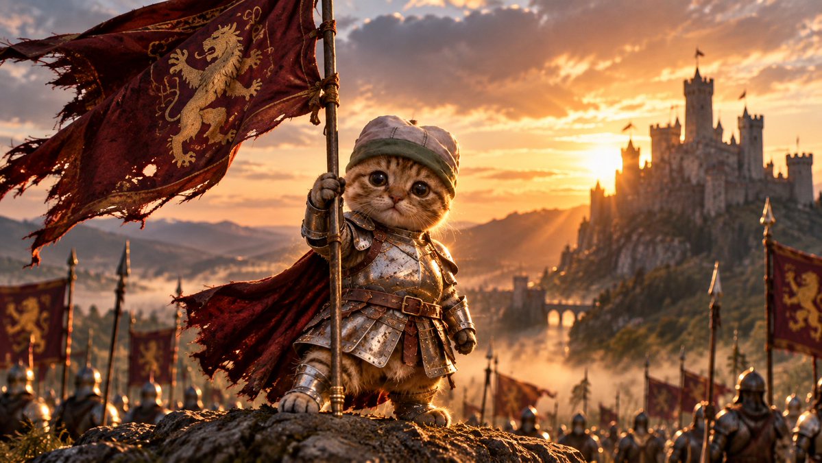 Sirkit_sol's tweet photo. a very small knight has entered the kingdom.
the sword is definitely not his size. ⚔️🐱  
$SIRKIT soon.
#SIRKIT #SirKit #Solana #Memecoin https://t.co/Gl8KWf6CQO