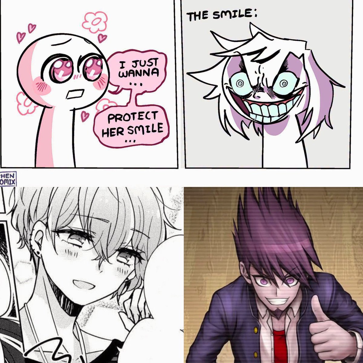 R_Amami_K's tweet photo. //No me importa que tan off character sea, aquí Rantaro tiene un crush con Kaito, bai https://t.co/Kn1NidcVHI