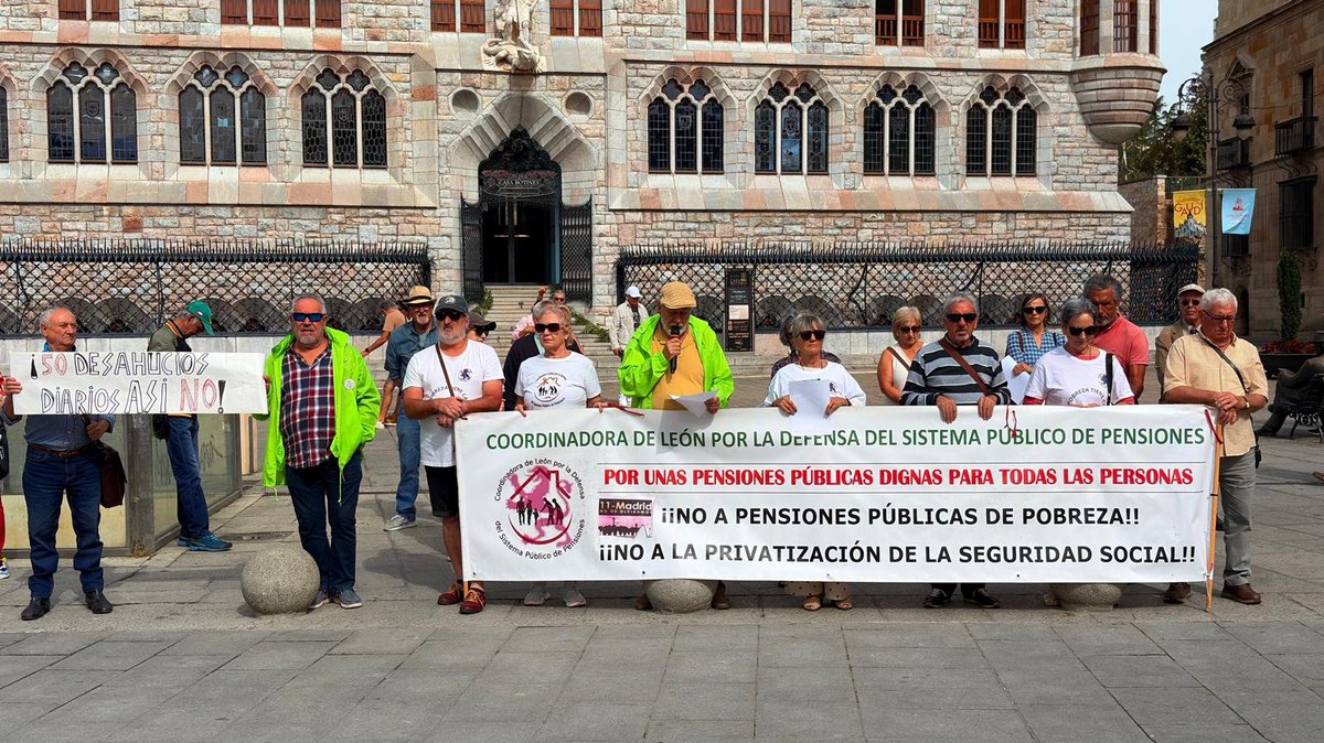 pensionazo_no's tweet photo. Concentración de hoy en León 28 de septiembre https://t.co/6RdjrmZlHX