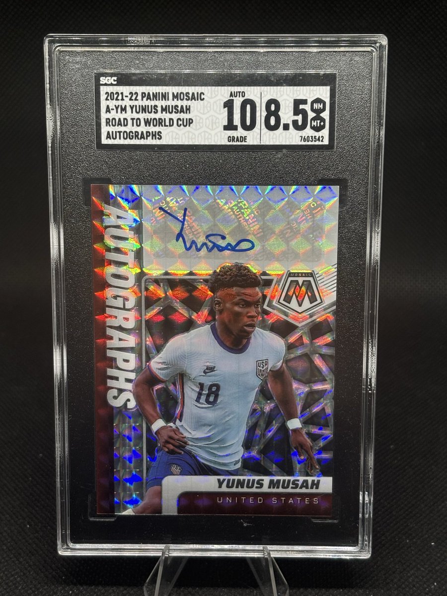 MeTylerG's tweet photo. 🚨 #TSSS + #TGSTACKSALE IS BACK TOMORROW! 🚨

🇺🇸 With the return of #TGSTACKSALE AND Yunus Musah back with the USMNT… LET’S DO A GIVEAWAY! 🇺🇸🔥

🎁 LIKE + RT this post for a chance to win this Yunus Musah Auto! ✅ Must be following @metylerg 💰 Have a $10+ stack from tomorrow’s sale? You’re entered 2X!

🗓️ TUESDAY 9/29— 8PM EST
🔥 TONS of: 🏆 2026 World Cup Prizm ⚡ Select ✍️ Autos 🔢 Numbered 🧩 Patches 💵 $1–$50 cards

👀 Bigger cards will be posted toward the END of the sale!

💰 OPEN TO OFFERS ON EVERYTHING 🏠 Trying to liquidate some of the collection to help build the HOUSE FUND!

Claim your cards by replying T or Take.

Let’s stack! ⚽️🔥

#TSSS #TGSTACKSALE #SoccerCards #SoccerCardsForSale #USMNT #WorldCup #Prizm
