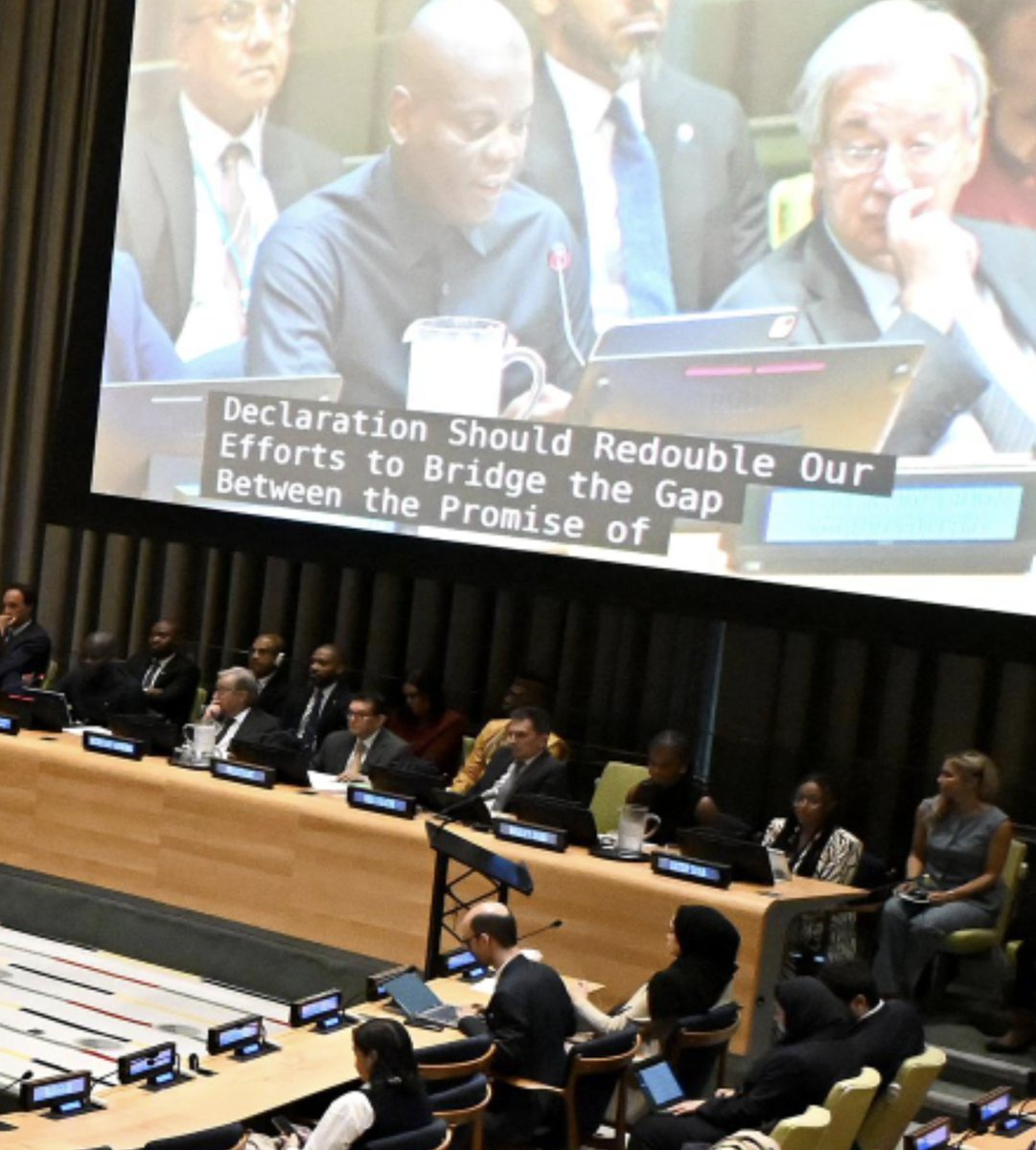 ClaysonMonyela's tweet photo. Lies....you are filming in the General Assembly Hall which ofcourse would be empty because the Highly Level Week is nearly over. The DDPA Commemoration is taking place in the Trusteeship Council Room. It is full! Your disinformation attempt is weak. https://t.co/80bPej4D3x