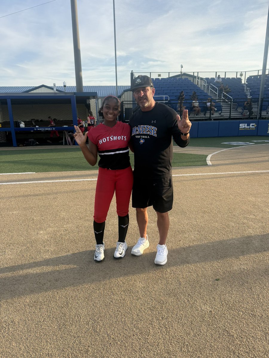 dalaneyywalkerr's tweet photo. Thank you @jlandreneau and @McNeeseSoftball for hosting my team and I on yesterday. It was a great day learning and growing more in the game I love. Looking forward to more opportunities to continue to enhance my craft!!! https://t.co/twl0fkAvEe