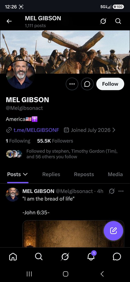 BenKimbrell64's tweet photo. ANOTHER AFRICAN CLAIMING TO BE MEL GIBSON @Melgibsonact . 58 MUTUALS FOLLOWING. REPORT AND BLOCK! https://t.co/TA7f82XpOW
