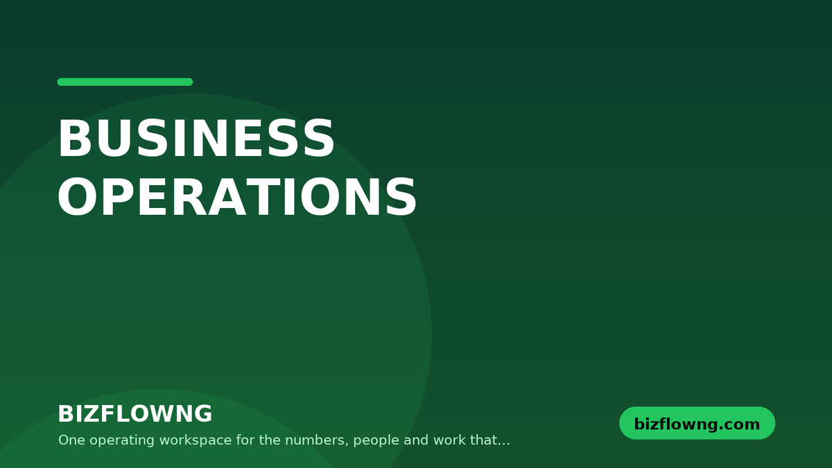 BizflowNG's tweet photo. Business operations check:
Keep client records beside invoices so account history is easier to review. https://t.co/YID5rOUFUj
#BusinessOperations #BusinessManagement #Invoicing https://t.co/fPOcWWLm1h