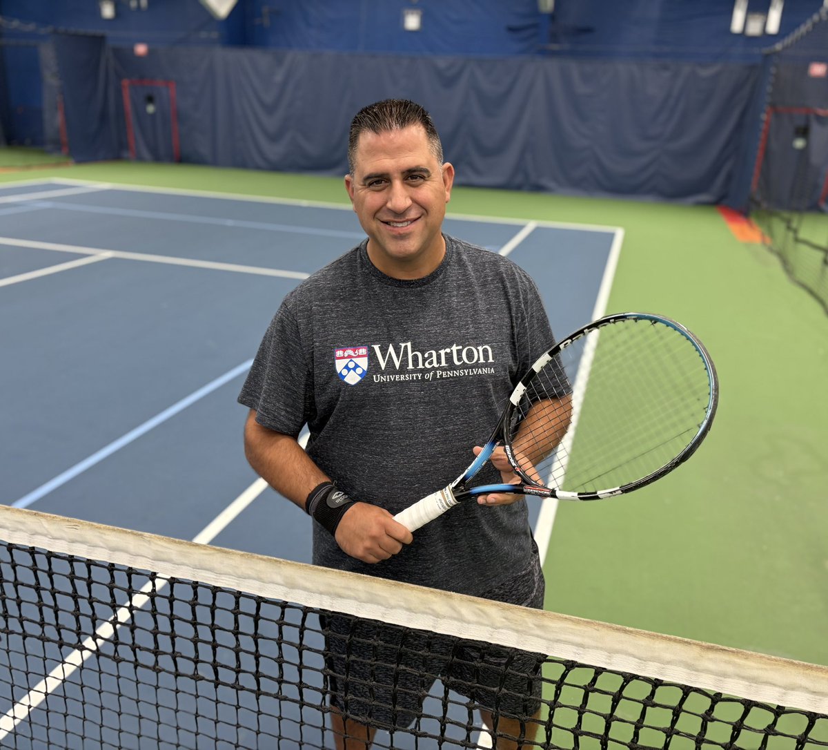 HarryCicma's tweet photo. Training on the tennis courts in New Jersey https://t.co/c5ejlgPSL4