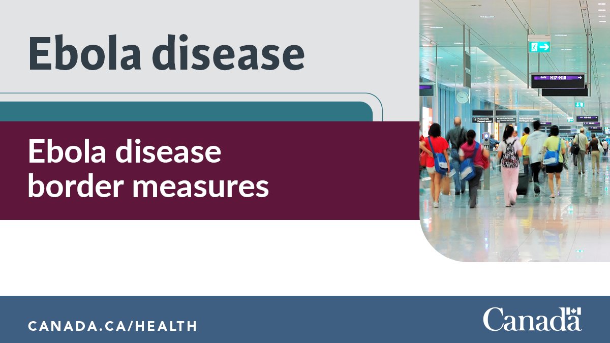 GovCanHealth's tweet photo. The Government of Canada is extending its temporary border measures for 60 days, until November 27, 2026, to reduce the risk of Ebola disease entering and spreading in Canada.
https://t.co/zfXMe1WTdY https://t.co/cB7ZYzxtME