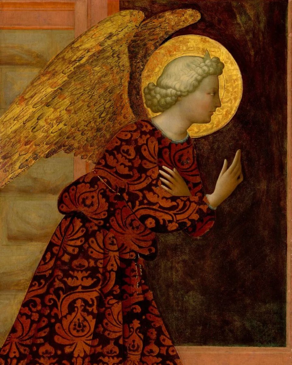 trymuseum's tweet photo. "The Archangel Gabriel"
Masolino da Panicale 
c. 1430 https://t.co/kDOvEzZeP6