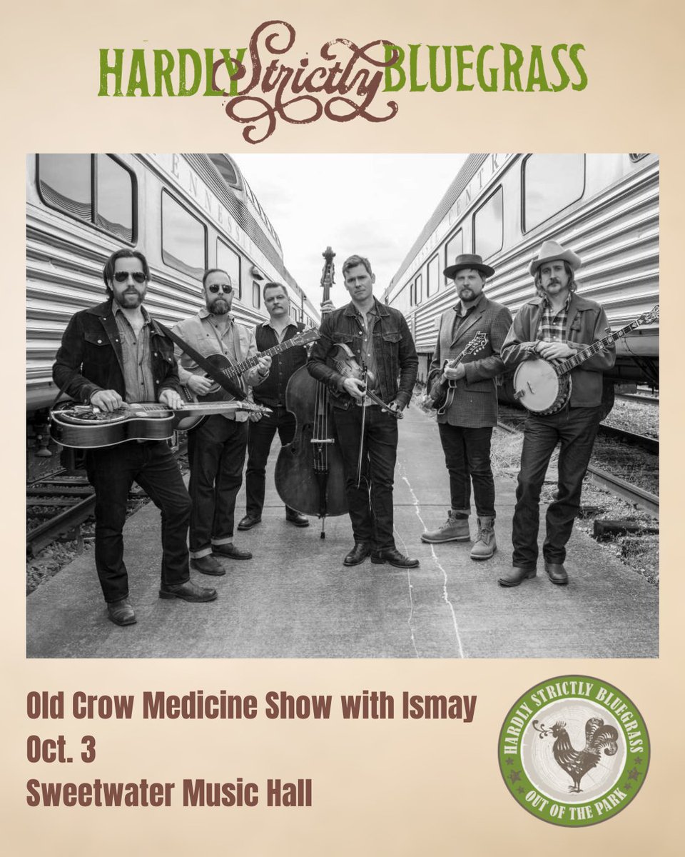 SweetRelief's tweet photo. We're so grateful to be the benefiting charity for this year's Hardly Strictly Bluegrass Out of the Park shows! You can see;

-Tyler Ballgame at Cafe Du Nord
-El Khat at The Freight
-Old Crow Medicine Show at Sweetwater Music Hall 
....and more!

>> https://t.co/nKw0eC7Hqp https://t.co/gnV9u53Lr3