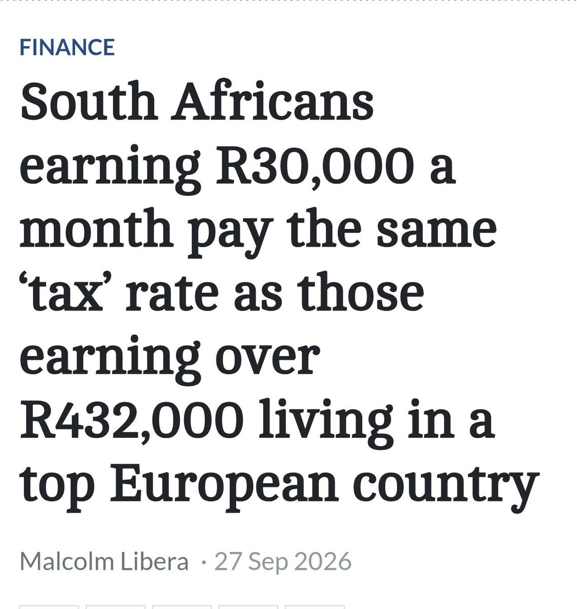 Afri_core's tweet photo. We've been saying for years that the tax burden is becoming unsustainable. 

Political corruption has reached a point where the looting of R100 million by a single individual is almost treated as the norm. 

We are also supporting the entire continent with our tax contributions. https://t.co/YFsuqIVv3F