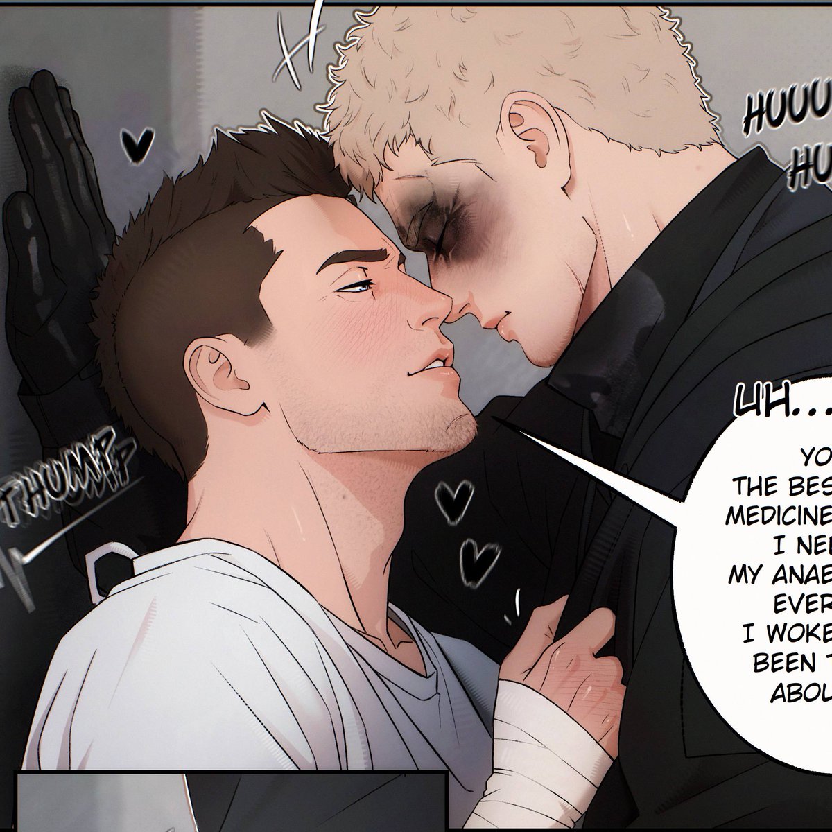 z3nt5u's tweet photo. The first part of the comic after that rough mission with Soap is finally ready 😉😘
Soap is an idiot, but…  
Part two will be Spicy! 🌶️

#callofduty #ghost #soap https://t.co/bMEE0LFud9