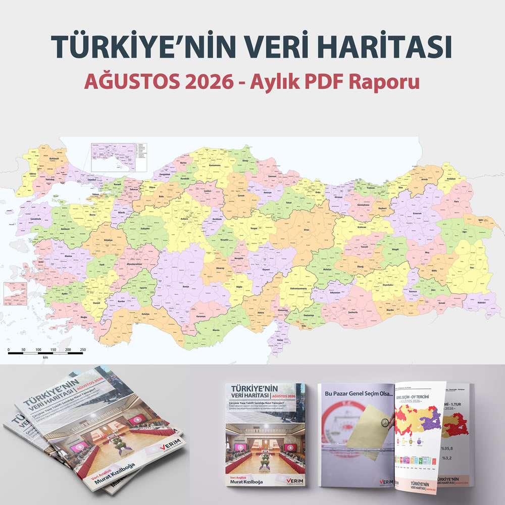 mrt_kizil's tweet photo. "Türkiye'nin Veri Haritası" Ağustos raporunda yer alan;

✅ 87 seçim çevresi genel seçim oy tercihleri
✅ 81 ile ait Cumhurbaşkanlığı 2. tur oy tercihi
✅ 60 ilçenin genel seçim oy dağılımları

...ve yakında yayımlanacak Eylül ayı raporumuza erişmek için hemen abone olabilirsiniz!