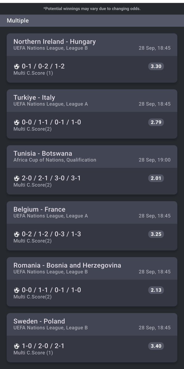 Emmanuel_Tips's tweet photo. Play am ooh 

5T5YD5V - 5T5YHNF - 5T5YQMW - 5T5Z5BC #Bet9jaCode https://t.co/DCpHviWDXS