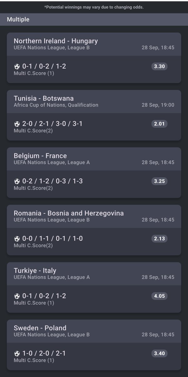 Emmanuel_Tips's tweet photo. Play am ooh 

5T5YD5V - 5T5YHNF - 5T5YQMW - 5T5Z5BC #Bet9jaCode https://t.co/DCpHviWDXS
