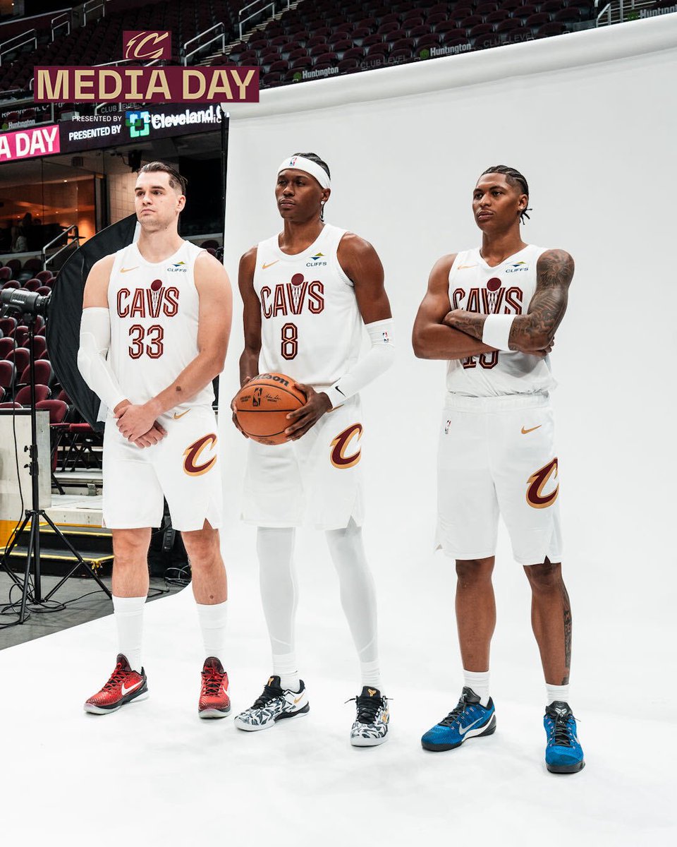 cavs's tweet photo. The newest Cleveland Cavaliers! 

@ClevelandClinic | #LetEmKnow https://t.co/HosC4utf8H
