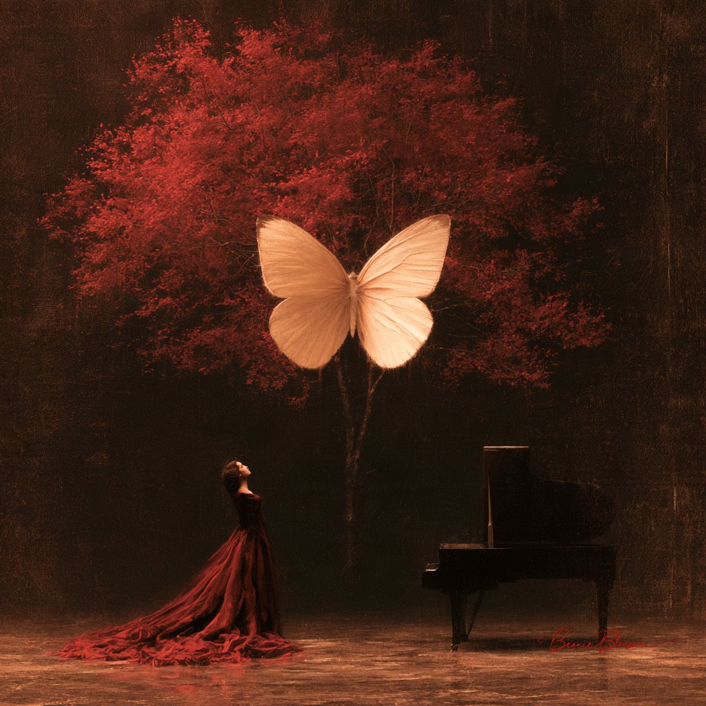BeanieBlossom's tweet photo. Whispers of the Crimson Dream
In the silence of the soul, the heart finds its wings.

#AIArtWork #AIArt #AIArtists #AIArtCommunity https://t.co/PPAPE1xSha