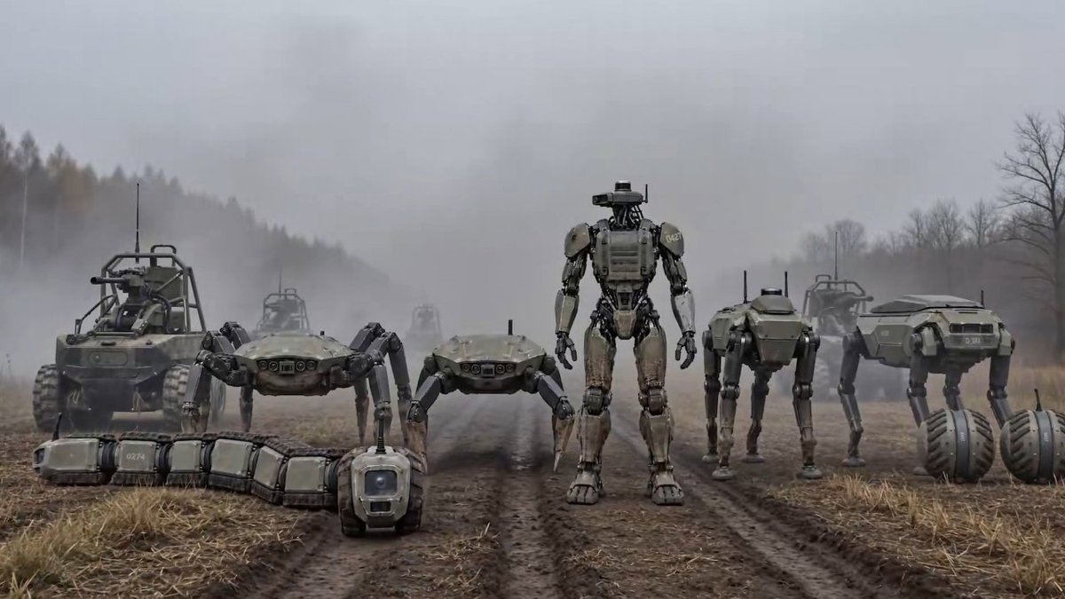 businessamnl's tweet photo. Oekraïne lanceert futuristisch plan ‘Army of Robots’ om menselijke soldaten aan het front te vervangen https://t.co/aGTFaoFtvc #Oekraïne #ArmyofRobots #kunstmatigeintelligentie #robotica #militair https://t.co/N60VblALZQ