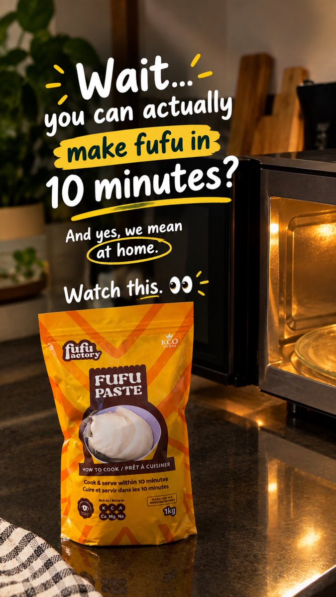 thefufufactory's tweet photo. Being able to make fufu this easily?!?!
Everyone needs to check thefufufactory out!😁 https://t.co/XrLlF5XnGR