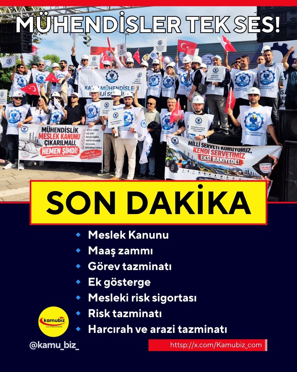 KamubizHaber's tweet photo. 🚨 KAMU MÜHENDİSLERİ TEK SES, TEK YÜREK!

Kamu mühendisleri, Ankara'da mitingde bir araya geldi.

@MuhTekSen_Konf
@MuhTekSenSagSos
@MuhTekBayindir
@MuhTekYerelYntm
@muhteksenkultur
@MuhTekBuro
@MuhTekTrmOrmn
@KaMuhEnerjiSen
@kaMUhendisleri
#KamuMühendisleriAnıtParkta https://t.co/2XnX0xftzC