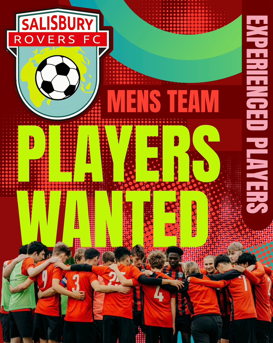 Salisburyrovers's tweet photo. We’re looking for experienced &amp; reliable players https://t.co/eiHSnt6mOc