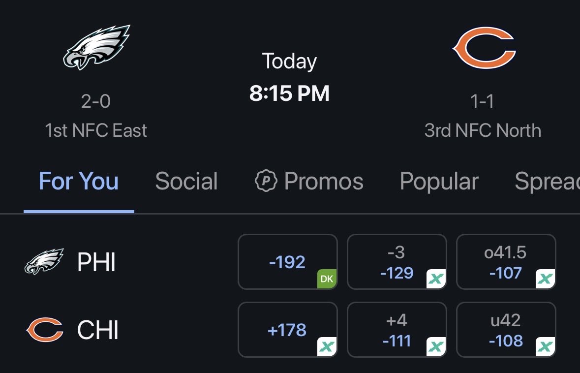 TheDegenWeekly's tweet photo. How square are the Eagles today? I might do it… https://t.co/F52AQnXdcr