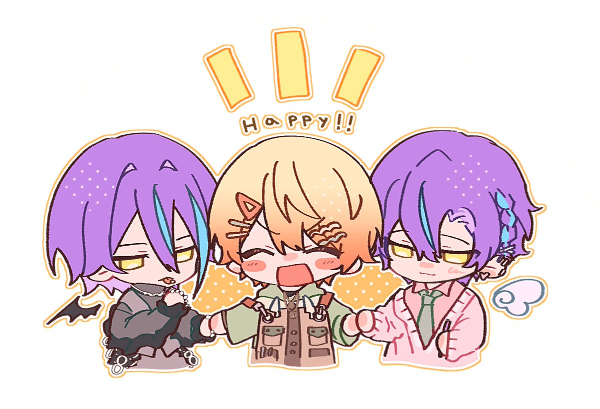 BuhoOvO's tweet photo. @uvu_ghost ☺️☺️💜💛💜 幸福翻倍活动！💕 https://t.co/2O40rsJvaX