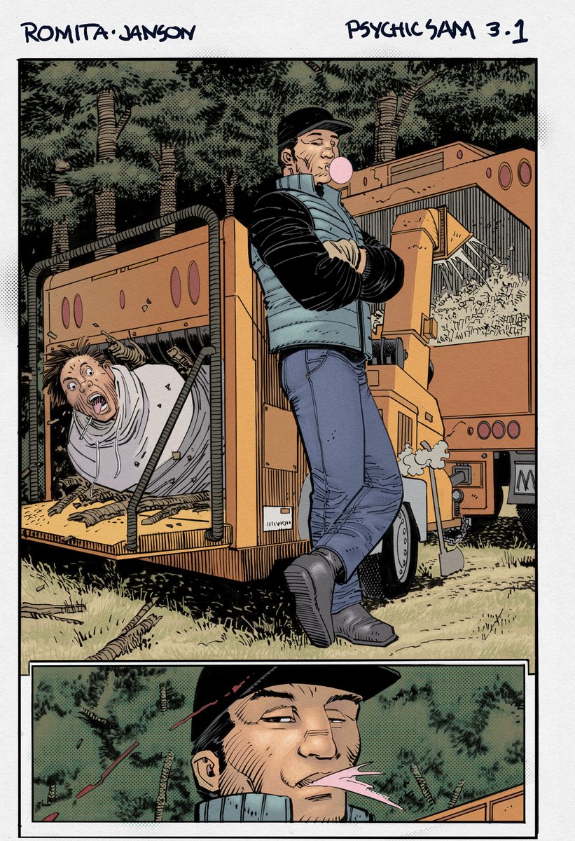 mrmarkmillar's tweet photo. I haven't had much time to do comics for a while, but Psychic Sam volumes two AND three coming your way next month plus some HUGE news second week in October. Sign up to https://t.co/im8UZmjXWl for a free heads up before anyone else. https://t.co/XNeFW574NQ
