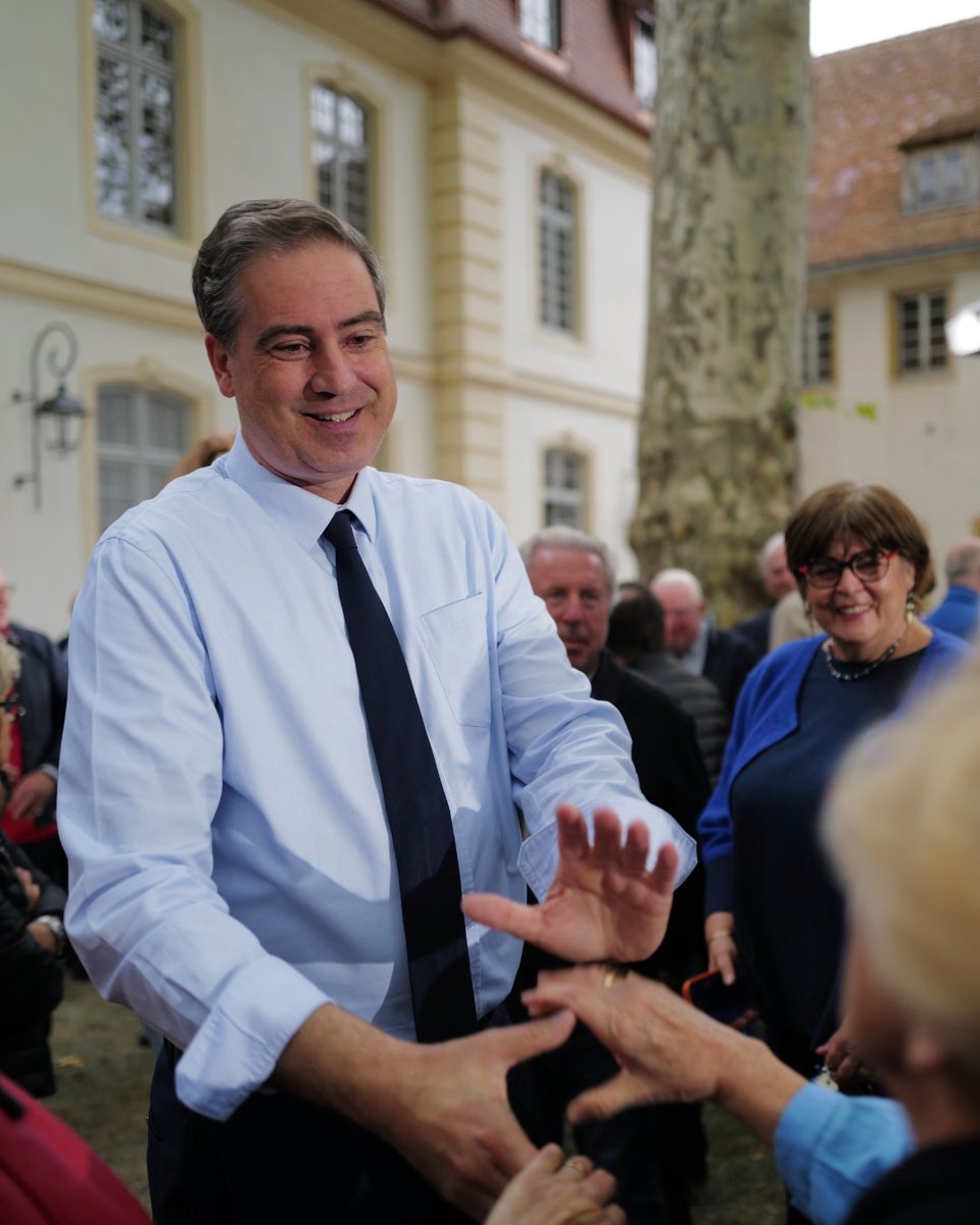 becht_olivier's tweet photo. Je suis candidat à l’élection présidentielle de 2027.

👉 Retour en images sur la journée du 24 septembre à Rixheim, où j’ai officiellement lancé ma campagne.

📸Quelques moments de cette journée. https://t.co/KQ7uohSH8j
