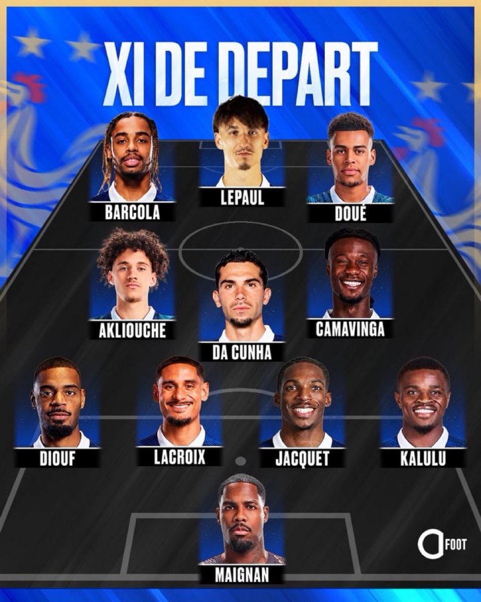 theMadridZone's tweet photo. 🚨 OFFICIAL FRANCE STARTING XI. @ActuFoot_ https://t.co/pbG9CSdHxC