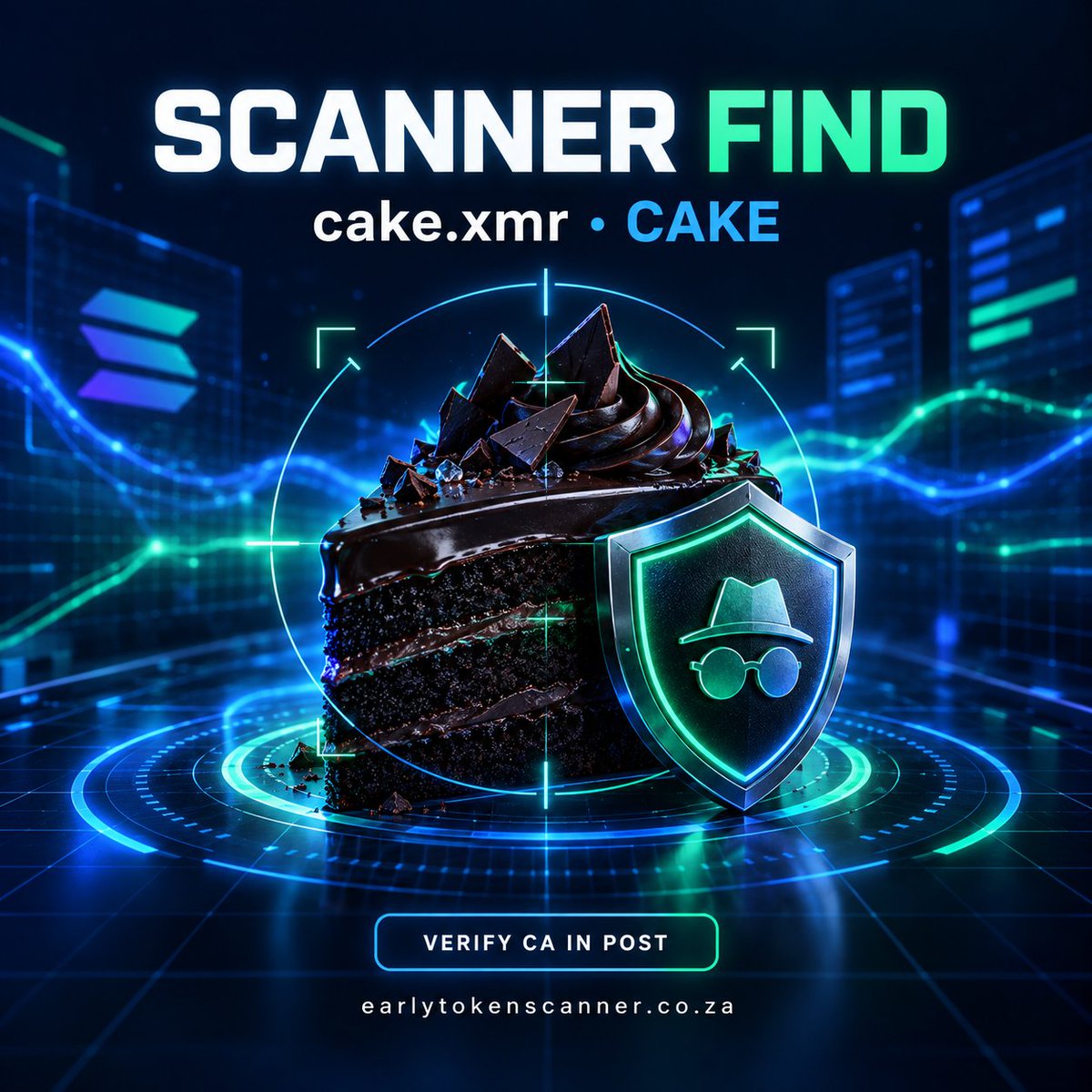 EarlyTokenSc's tweet photo. 🔎 SCANNER FIND: cake.xmr (CAKE)

A new Solana pair showing early activity and a privacy-focused narrative.

CA:
DAemPFNc3RtibBDKkUA4eL2Ns11q9VRdbpptmqm8DGqN

🌐 https://t.co/TTqBiF49xD

Watchlist only—not an endorsement. Research first. NFA.

#Solana #Crypto https://t.co/wS2fwoz9Lh
