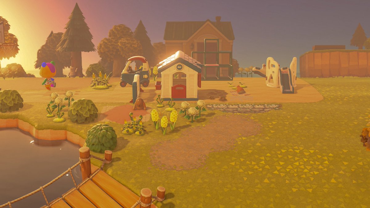 aleesgaming's tweet photo. The playground has been built. Stitches is walking by at his job making sure everything is ok &amp; in place 
Preset by me; Natural Enhancement 2 click the link to my Kofi to get it!
☕️🍁🕯️🧸 
Tags; #acnh #acnhdesigns #acnhcommunity #acnhinspo #acnhidea #acnhisland #acnhfall https://t.co/5W2yXDwe8o