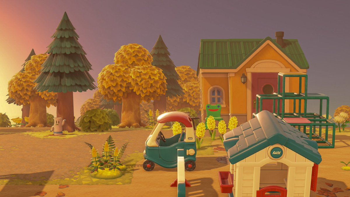 aleesgaming's tweet photo. The playground has been built. Stitches is walking by at his job making sure everything is ok &amp; in place 
Preset by me; Natural Enhancement 2 click the link to my Kofi to get it!
☕️🍁🕯️🧸 
Tags; #acnh #acnhdesigns #acnhcommunity #acnhinspo #acnhidea #acnhisland #acnhfall https://t.co/5W2yXDwe8o