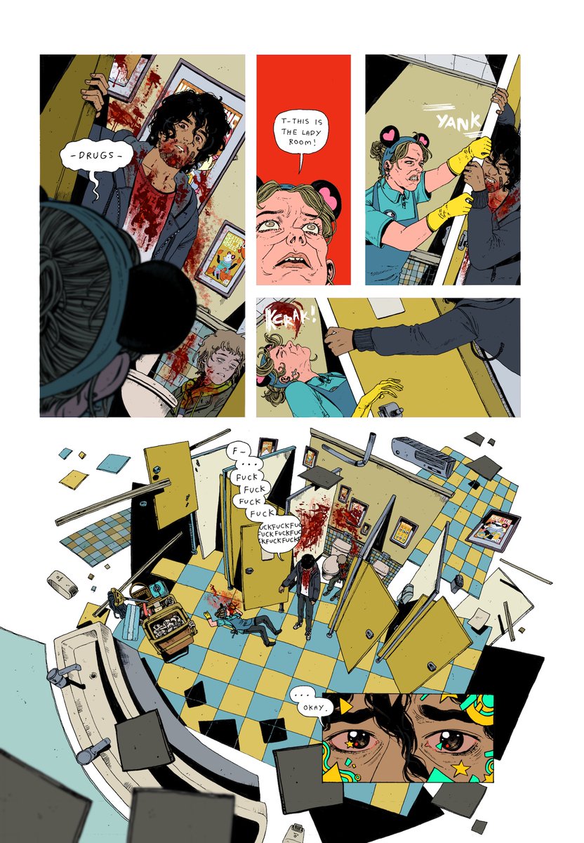 ImageComics's tweet photo. You've never seen a vampire story like this. Ten hours until sunset. One very bad first kill. Nowhere to run but the aisles of a mascot-themed superstore. VAMPIRE ON AISLE 6, the new miniseries from @zoethorogood and Joe Whiteford, is bloody and heartfelt. Mark your calendars, launching December 23!
https://t.co/xnCkWiBrd5