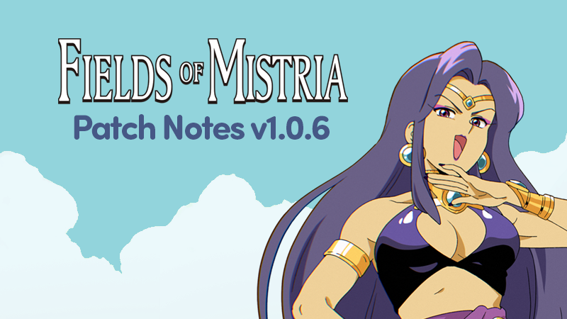 FieldsofMistria's tweet photo. ⭐ Fields of Mistria patch v1.0.6 is here! This patch contains some bug and crash fixes. As always, thank you to everyone who reported bugs and provided feedback to us!
📝 Patch Notes: https://t.co/3gjwgN00lk https://t.co/fGdG6NLkNS