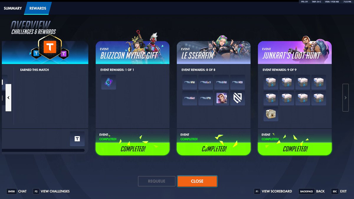 faalund0's tweet photo. Idk who on the Overwatch team thought it was a good idea to waste space on this screen showing me rewards I unlocked 3 weeks ago over the challenges I am trying to do now https://t.co/SJb5OIxNm8
