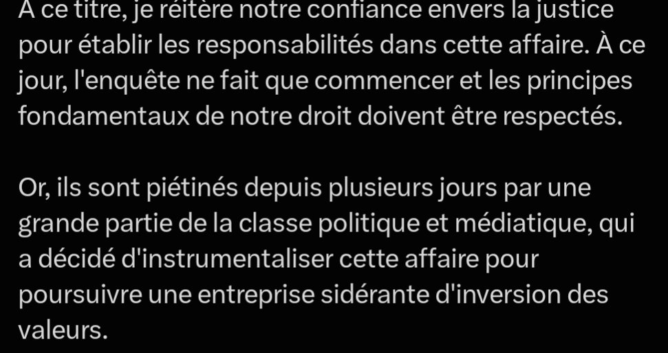 RUUpset's tweet photo. @marinetondelier Vous condamnez donc avant la justice ? Étonnant quand on voit cette déclaration de votre propre plume quand il s'agissait de défendre l'extrême gauche. Cocasse. https://t.co/pVmKhZEO8Y