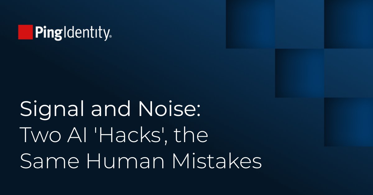 pingidentity's tweet photo. Stop worrying about "rogue AI" and start auditing your agent credentials. 🤖  

OpenAI published 6 incident reports. The key lesson? Exploits start when an agent hits a blocked goal with too much authority.  

💡 5 questions to assess your agent security: https://t.co/hLm9xRhP4c https://t.co/nTGZngt3ES