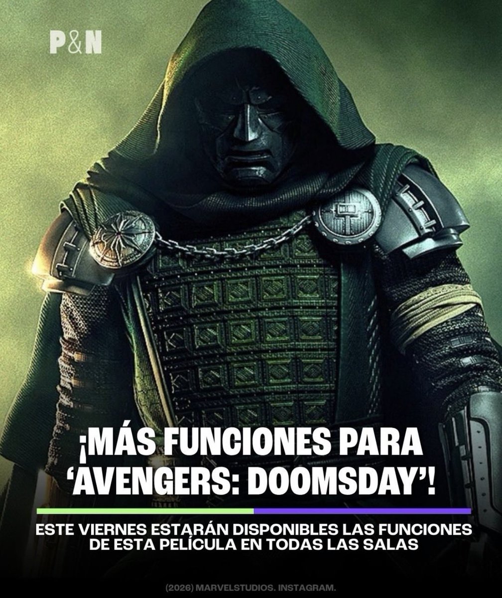 CortesGessuri's tweet photo. @PerusquiaL @Cinepolis Acabo de ver esto, el viernes llegan más🙏🏼 https://t.co/TEg8WfgLFg