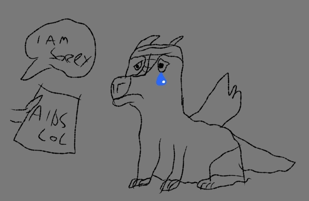 zdekany69's tweet photo. I felt sorry for the IceWing that got beheaded so I drew that NightWing who did it getting diagnosed with stage 3 HIV https://t.co/JTTBhaqEKO