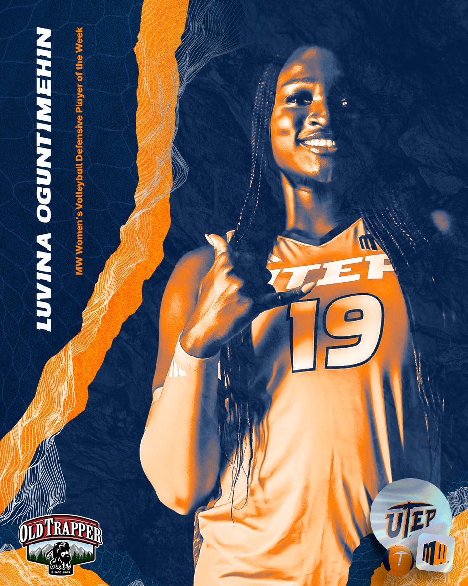 UTEPVB's tweet photo. federal agent of net protection 😎

Congrats to Luvina on being named Defensive Player of the Week! 🏆 

#PicksUp | @luvina_o https://t.co/KCGDIR8Mmw